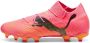PUMA Future 7 Pro Gras Kunstgras Voetbalschoenen (MG) Roze Zwart Oranje - Thumbnail 5