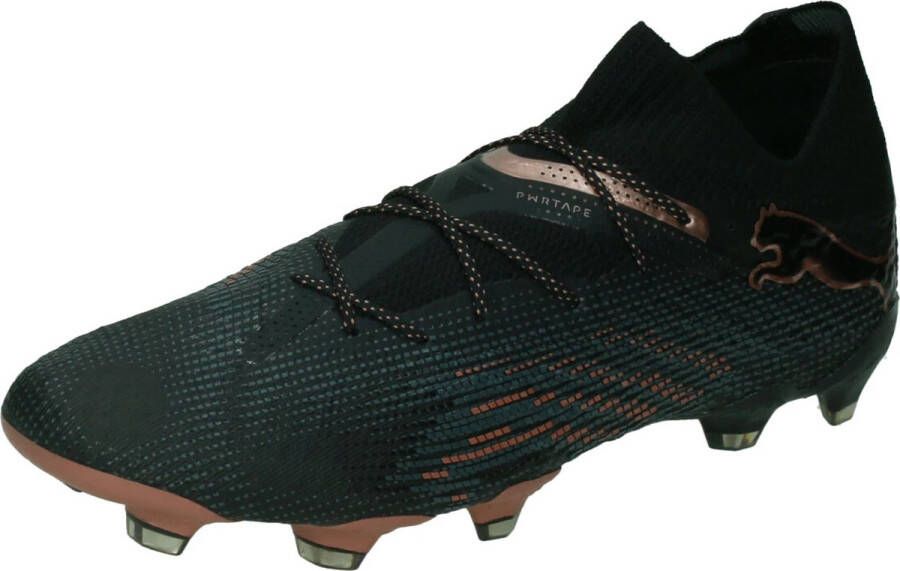PUMA Future 7 Ultimate Gras Kunstgras Voetbalschoenen (MG) Zwart Brons Donkergrijs