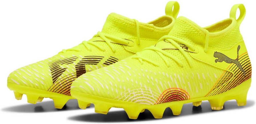 PUMA FUTURE 8 MATCH FG AG Jr Unisex Sportschoenen Yellow Alert- Black-Sun Struck - Foto 2