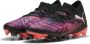 PUMA Future 8 Match Gras Kunstgras Voetbalschoenen (MG) Dames Zwart Paars Rood - Thumbnail 2