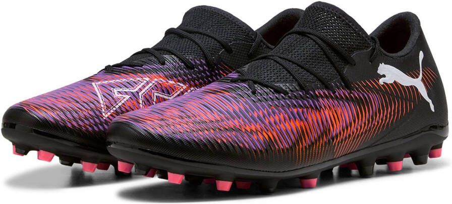 PUMA Future 8 Match Low Mg Voetbalschoenen Zwart