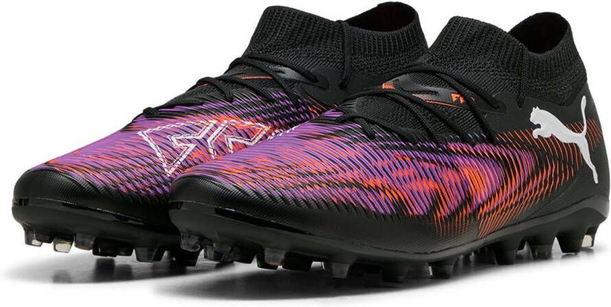 PUMA Future 8 Match Mg Voetbalschoenen Zwart