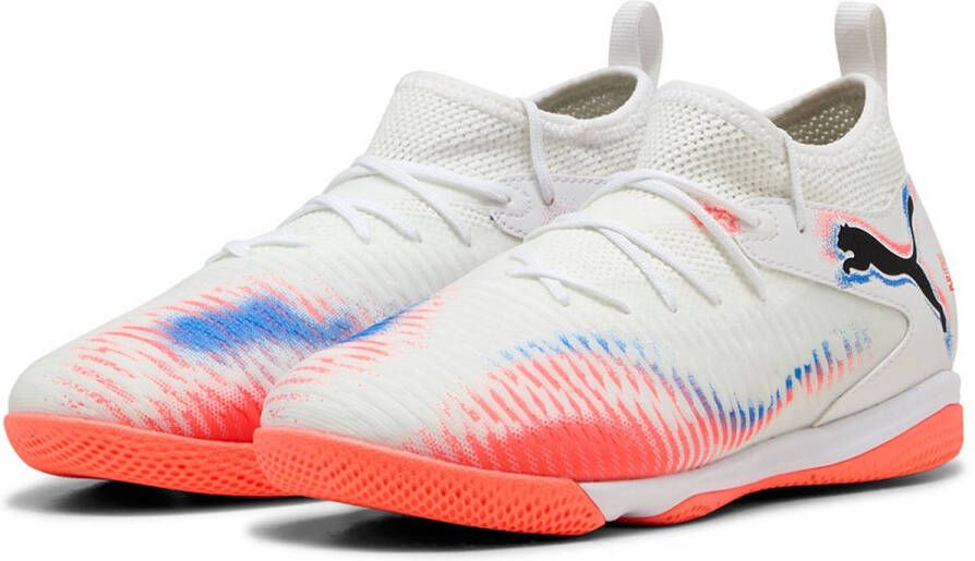 PUMA Future 8 Match Mid Zaalschoenen Wit 1 2