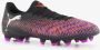 PUMA FUTURE 8 PLAY FG AG Unisex Sportschoenen Black- White-Glowing Red - Thumbnail 2