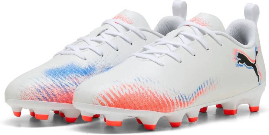 PUMA future 8 play fg ag jr Voetbal schoen firm ground jongens Wit