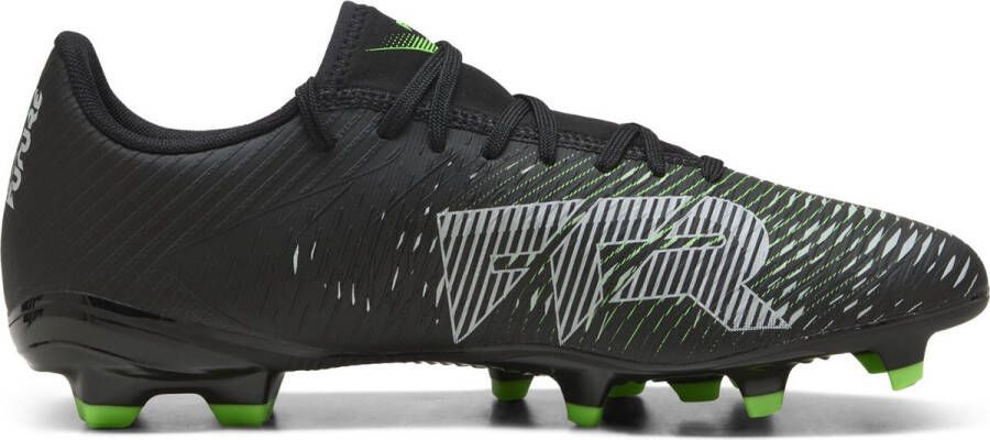 PUMA FUTURE 8 PLAY FG AG Unisex Sportschoenen Black-Cool Light Gray-Fluo Green