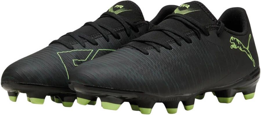 PUMA FUTURE 8 PLAY FG AG Unisex Sportschoenen Black-Fizzy Light-Green Terrain - Foto 2