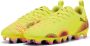 Puma FUTURE 8 PLAY FG AG voetbalschoenen geel zwart oranje - Thumbnail 5