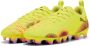 Puma FUTURE 8 PLAY FG AG voetbalschoenen geel zwart oranje - Thumbnail 2