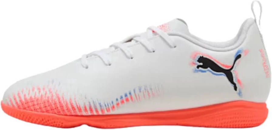 PUMA FUTURE 8 PLAY IT Jr Unisex Sportschoenen White- Black-Glowing Red - Foto 2