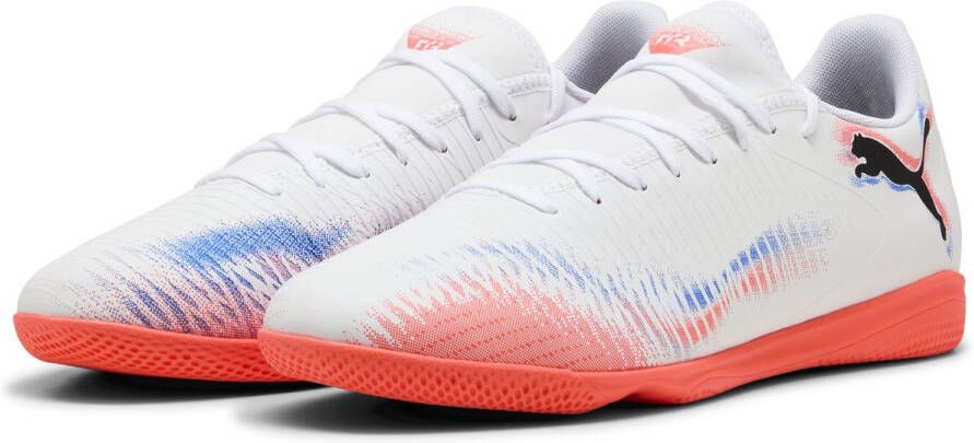 PUMA FUTURE 8 PLAY IT Unisex Sportschoenen White- Black-Glowing Red