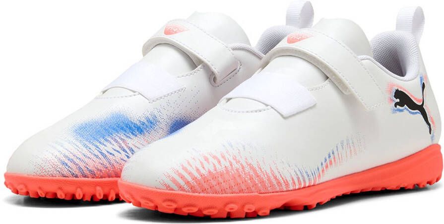 PUMA Future 8 Play V Junior Tf Voetbalschoenen Voor Kinderen Wit
