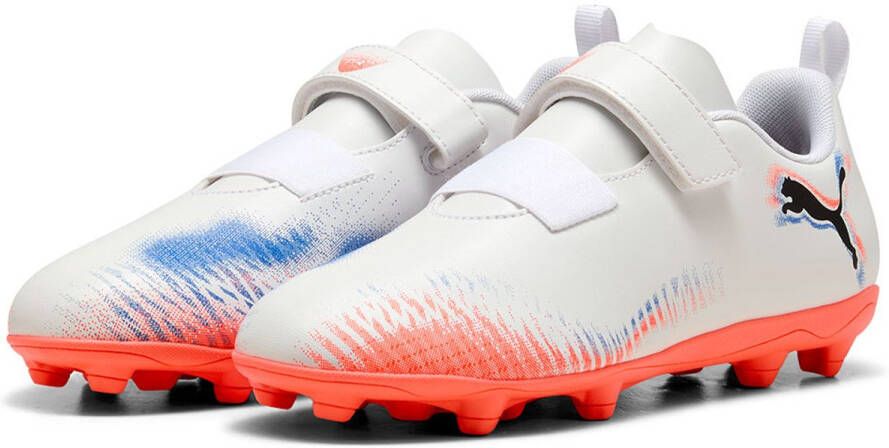 PUMA Future 8 Play V Rb Fg ag Voetbalschoenen Voor Kinderen Wit