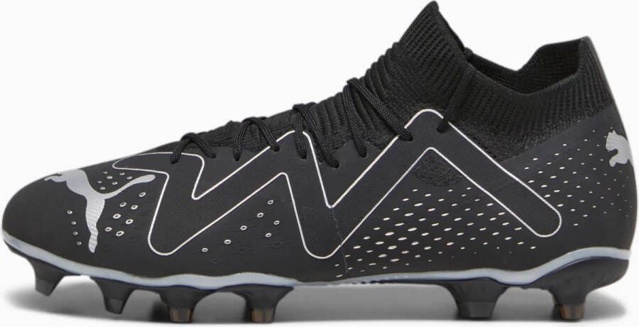 PUMA Future Match Gras Kunstgras Voetbalschoenen (MG) Zwart Zilver - Foto 2