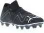 PUMA Future Match Gras Kunstgras Voetbalschoenen (MG) Zwart Zilver - Thumbnail 6