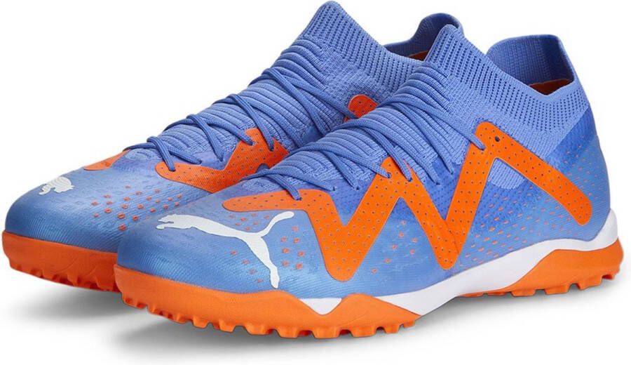 PUMA Future Match TT Voetbalschoenen Blue Glimmer White