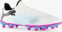 PUMA FUTURE 7 PLAY FG AG Heren Sportschoenen White- Black-Poison Pink - Thumbnail 2