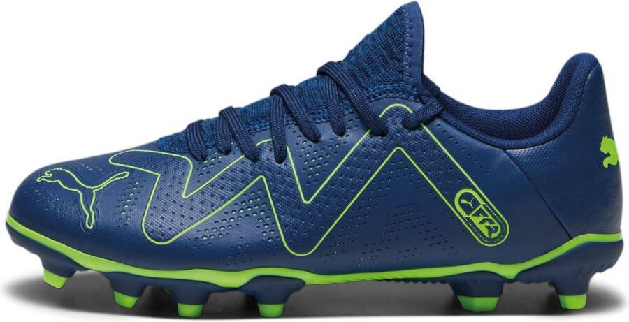 Puma Future Play voetbalschoenen blauw groen Imitatieleer 36