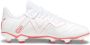 Puma Future Play voetbalschoenen wit rood Imitatieleer 32 - Thumbnail 7