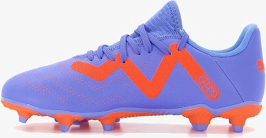 PUMA Future Play Gras Kunstgras Voetbalschoenen (MG) Kids Blauw Oranje Wit - Foto 3