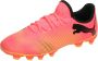 Puma Future 7 Play FG AG Jr. voetbalschoenen roze zwart oranje Imitatieleer 36 - Thumbnail 2