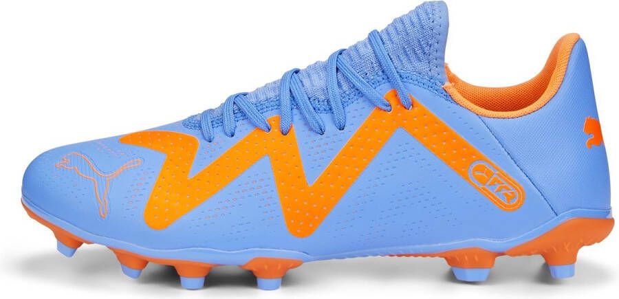 PUMA Future Play Gras Kunstgras Voetbalschoenen (MG) Blauw Oranje Wit - Foto 3