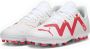 Puma future play voetbalschoenen wit rood kinderen - Thumbnail 1