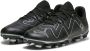 Puma Future Play Junior voetbalschoenen zwart zilver Imitatieleer 32.5 - Thumbnail 4