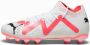 PUMA Future Pro Gras Kunstgras Voetbalschoenen (MG) Wit Rood Zwart - Thumbnail 5