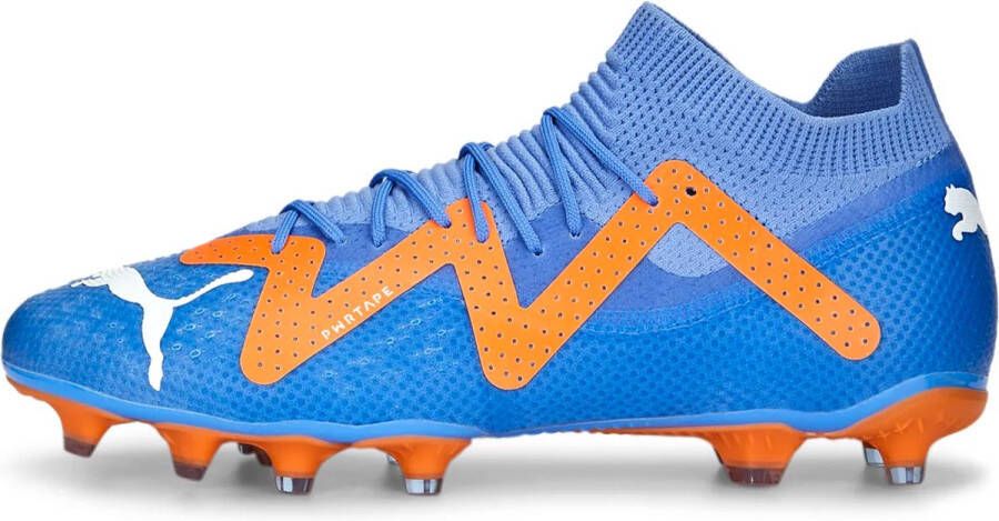 PUMA Future Pro Gras Kunstgras Voetbalschoenen (MG) Blauw Oranje Wit - Foto 2