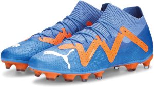 PUMA Future Pro Gras Kunstgras Voetbalschoenen (MG) Blauw Oranje Wit