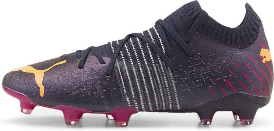 PUMA Future Z 1.2 Gras Kunstgras Voetbalschoenen(MG)Donkerblauw Oranje Roze