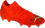 PUMA Future 1.4 IJzeren Nop Voetbalschoenen (SG) Oranje Groen - Thumbnail 1