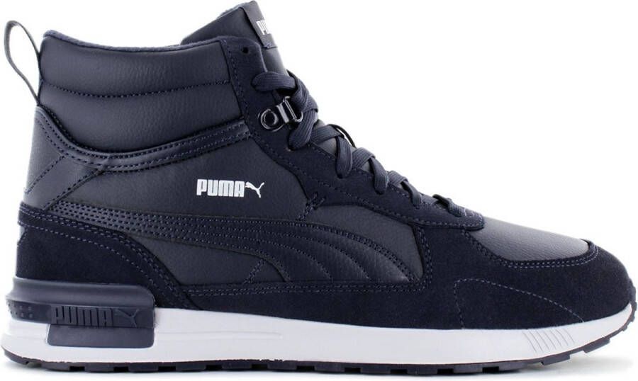 PUMA Graviton Mid Heren Winterschoenen Winter Laarzen Leer Navy-Blauw