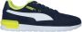 Puma Stijlvolle blauwe sneaker met gele en witte accenten Blauw Dames - Thumbnail 2