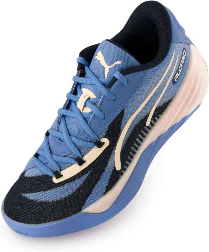 PUMA Indoorschoenen heren all pro nitro sneaker blauw