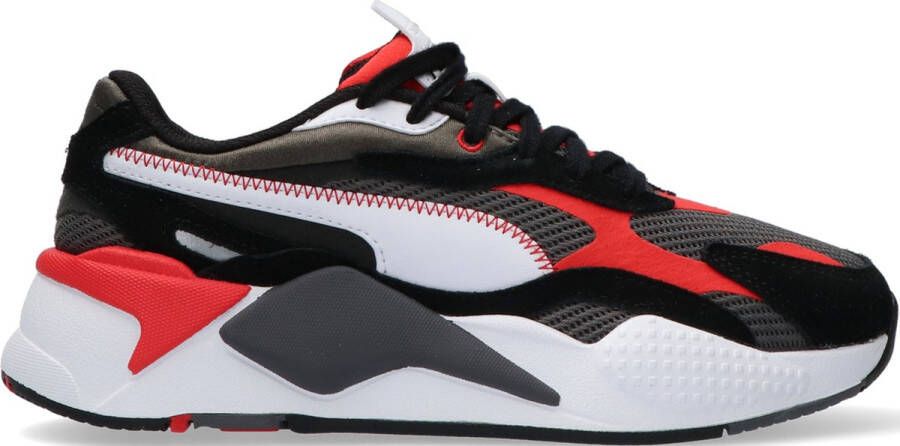 Puma RS-X³ Twill AirMesh RS-X³ Twill AirMesh sneaker grijs zwart rood