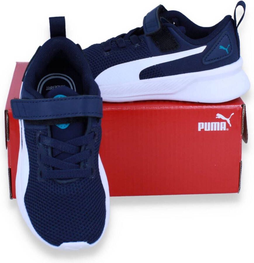 PUMA Jongens Runner V Inf Peacoat-Deep Aqua BLAUW