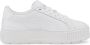 PUMA Karmen L Dames Sneakers White-Dewdrop- Silver - Thumbnail 1