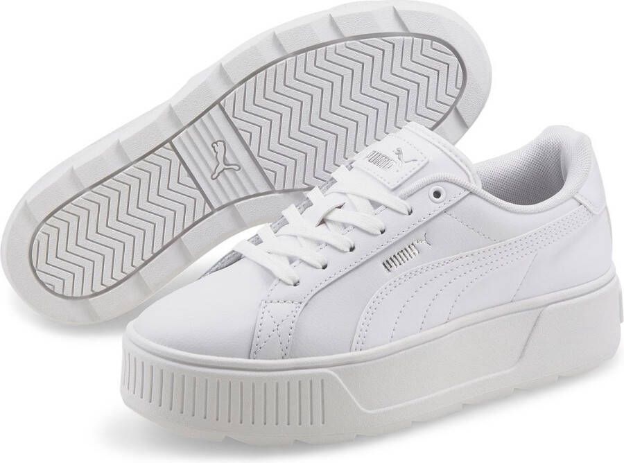 PUMA Damen Schuhe Low Karmen L 384615 White- Silver