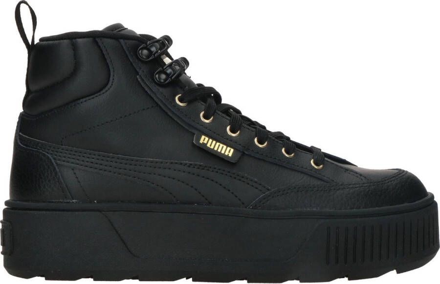 Puma Hoge leren sneakers voor vrouwen Black Dames
