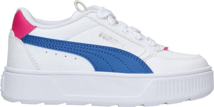 Puma Karmen Rebelle Sneaker Meisjes Wit Blauw Roze