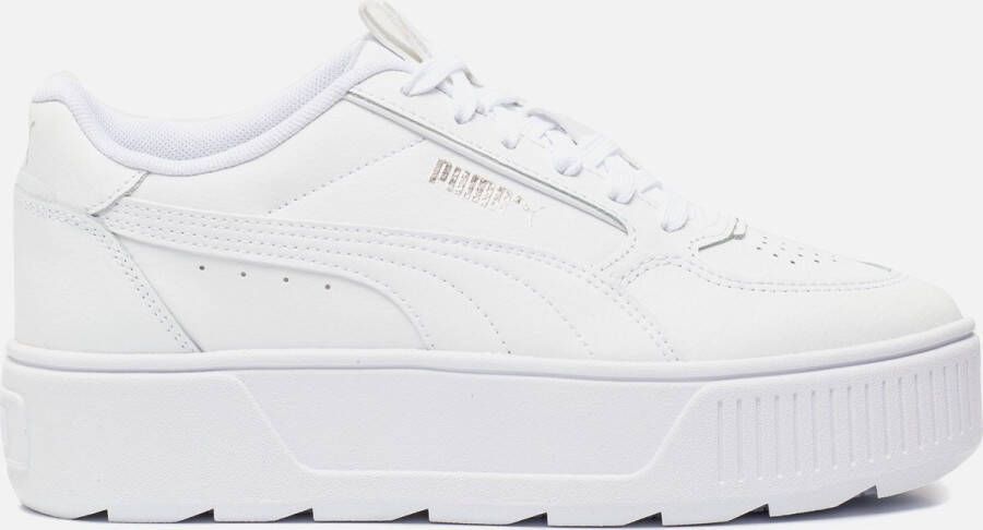 Puma Kar Rebelle Unisex Schoenen Wit Maat: 35.5 Leer Foot Locker - Foto 3