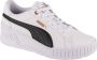 PUMA Karmen Wedge 390985-02 Vrouwen Wit Sneakers Sportschoenen - Thumbnail 1