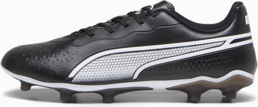PUMA Fußballschuhe Low King Match FG AG 107570 Black- White - Foto 3