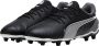 Puma Kin Match Jr. voetbalschoenen zwart wit antraciet Imitatieleer 28 - Thumbnail 2