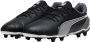 Puma Kin Match Jr. voetbalschoenen zwart wit antraciet Imitatieleer 33 - Thumbnail 2
