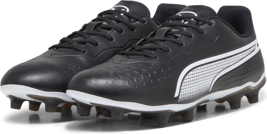 PUMA Fußballschuhe Low King Match FG AG 107570 Black- White - Foto 2