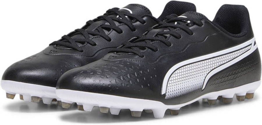 PUMA King Match Mg Voetbalschoenen Zwart