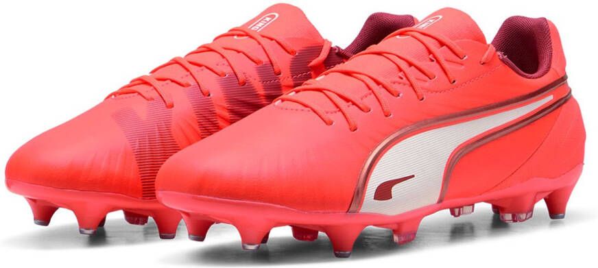 PUMA King Match Mxsg Voetbalschoenen Rood